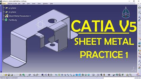 generative sheet metal design in catia v5|catia sheet metal exercises pdf.